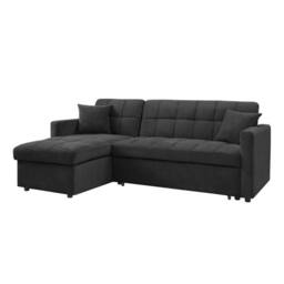Home Detail Harry Pull-Out Sofa Bed With Chaise in Charcoal - thumbnail 4