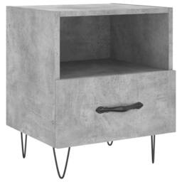 Berkfield Home Bedside Cabinets 2 pcs Concrete Grey 40x35x47.5 cm Engineered Wood - thumbnail 6
