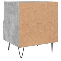 Berkfield Home Bedside Cabinets 2 pcs Concrete Grey 40x35x47.5 cm Engineered Wood - thumbnail 9