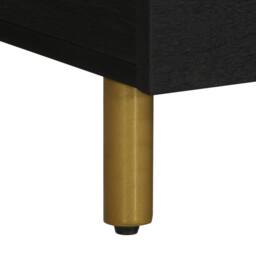 Berkfield Home Coffee Table Black 100x54x40 cm Engineered Wood - Size: 100 x 54 x 40 cm - thumbnail 8