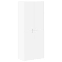 Berkfield Home File Cabinet White 60x32x153 cm Engineered Wood - Size: 60 x 32 x 153 cm - thumbnail 2