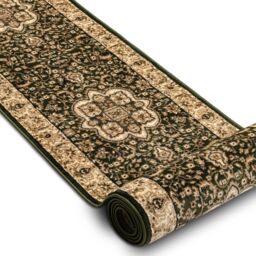 RugsX Heat-Set Royal Runner in Green - Size: 70 cm x 370 cm - thumbnail 3