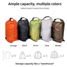 NESTLUNE Green Reusable Hand Roll Vacuum Bags Dustproof Luggage - thumbnail 3