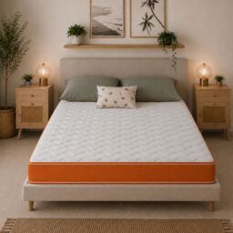 eXtreme Comfort Ltd 18cm Hybrid Memory Foam Spring Mattress CoolTouch Cover in Orange - Size: Small Single - thumbnail 5