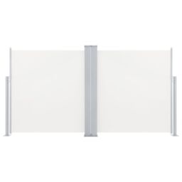 Berkfield Home Retractable Side Awning Cream 120x600 cm in Beige - thumbnail 4