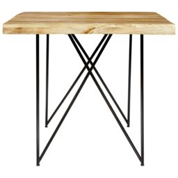Berkfield Home Dining Table 180x90x76 cm Solid Mango Wood in Brown - Size: 180 x 90 x 76 cm - thumbnail 3