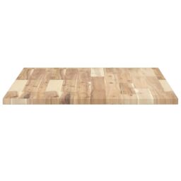 Berkfield Home Desk Top Untreated 100x60x2 cm Solid Wood Acacia in Brown - Size: 100 x 60 x 2 cm - thumbnail 5