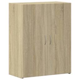 Berkfield Home File Cabinet Sonoma Oak 60x32x77.5 cm Engineered Wood in Natural - thumbnail 1