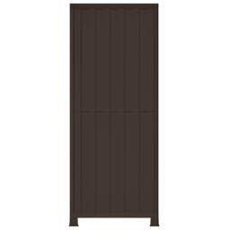Berkfield Home Plastic Cabinet 68x39x171.5 cm in Grey - thumbnail 5