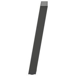 Berkfield Home Modern vidXL Dining Table Legs U-Shaped 2 pcs Anthracite 60x(72-7 in Charcoal - thumbnail 6