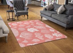 Benjamin Tate Design Corals & Algae Designer Rug in Natural - Size: Large - thumbnail 2