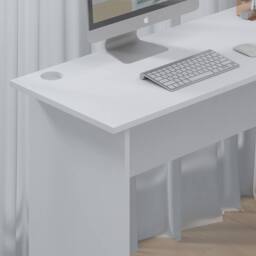 Harmin White L-Shaped Corner Home Study Desk - thumbnail 6