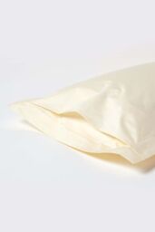 Homescapes Egyptian Cotton Oxford Pillowcase 1000 TC in Cream - thumbnail 3