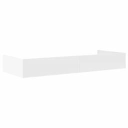 Berkfield Home Storage Bed Frame with Drawer White 90 x 200 cm Engineered wood - thumbnail 7