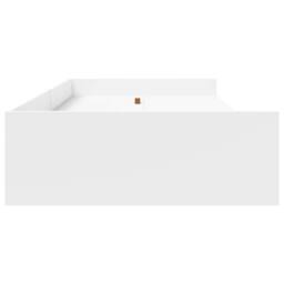Berkfield Home Storage Bed Frame with Drawer White 90 x 200 cm Engineered wood - thumbnail 6