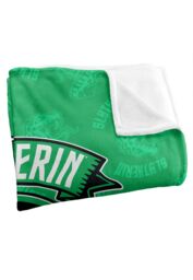 Warner Brothers Harry Potter Slytherin Varsity Badge Blanket 152 x 127 cm in White - thumbnail 3