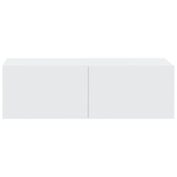 Berkfield Home Wall TV Cabinets 4 pcs White 100x30x30 cm - Size: 100 x 30 x 30 cm - thumbnail 5