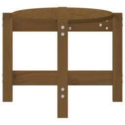 Berkfield Home Beautiful Coffee Table Honey Brown 87x48x35 cm Solid Wood Pine - Size: 87 x 48 x 35 cm - thumbnail 6