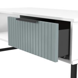 Ready Assembled 2 U Menai 1 Drawer Coffee Table (Ready Assembled) in Duck Egg Blue - thumbnail 6