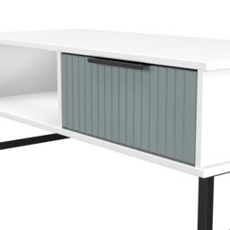 Ready Assembled 2 U Menai 1 Drawer Coffee Table (Ready Assembled) in Duck Egg Blue - thumbnail 5