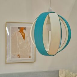 ValueLights J90 Ceiling Pendant Light Lamp Shade in Blue - thumbnail 3