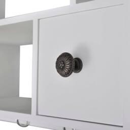 Berkfield Home Elegant Wooden Kitchen Wall Cabinet White - thumbnail 7