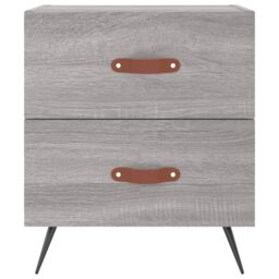 Berkfield Home Bedside Cabinets 2 pcs Grey Sonoma 40x35x47.5 cm Engineered Wood - thumbnail 6