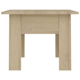 Berkfield Home Coffee Table Sonoma Oak 55x55x42 cm Engineered Wood in Brown - Size: 55 x 55 x 42 cm - thumbnail 5