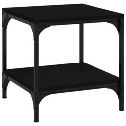 Berkfield Home Side Tables 2 pcs Black 40x40x40 cm Engineered Wood - Size: 40 x 40 x 40 cm - thumbnail 5