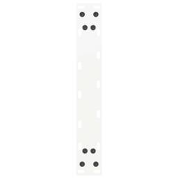 Berkfield Home Coffee Table Legs U-Shaped 2 pcs White 40x(30-31) cm Steel - thumbnail 7