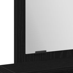 Berkfield Home Dressing Table with Drawers - Black Oak - 50x41x140 cm - Size: 50 x 41 x 140 cm - thumbnail 9
