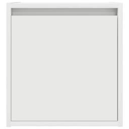 Berkfield Home Durable Wall-Mounted Bedside Cabinet White 38x34x40 cm - Size: 38 x 34 x 40 cm - thumbnail 6