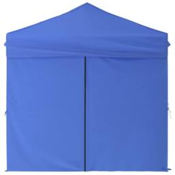 Berkfield Home Folding Party Tent with Sidewalls Blue 2x2 m - thumbnail 4