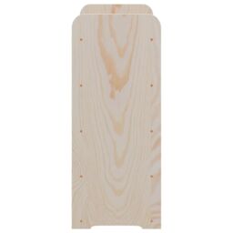 Berkfield Home Wine Rack 67.5x25x60 cm Solid Wood Pine in Brown - thumbnail 6