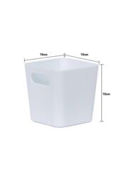 Wham Plastic Studio Basket 1.01 Square in White - thumbnail 4