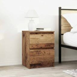 Berkfield Home TV Cabinet Old Wood 40x35x54 cm Engineered Wood in Brown - Size: 40 x 35 x 54 cm - thumbnail 3