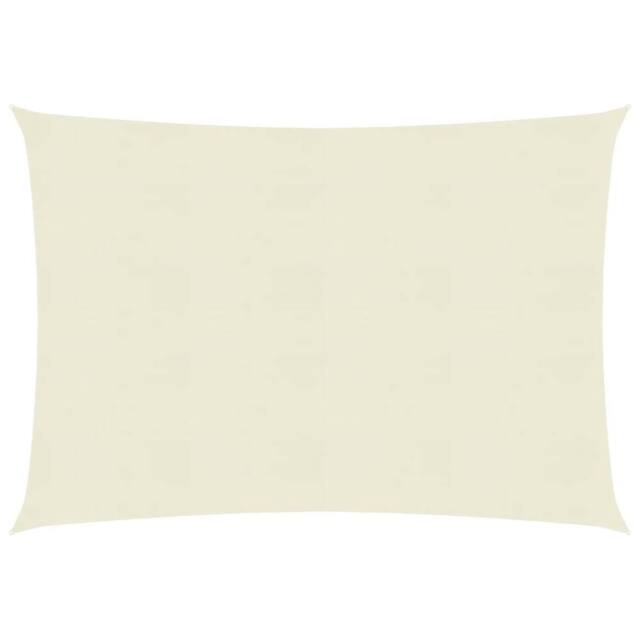 Berkfield Home Sunshade Sail 160 g/m ² Cream 3x4.5 m HDPE in Beige