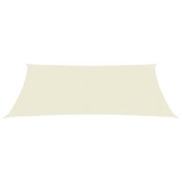 Berkfield Home Sunshade Sail 160 g/m ² Cream 3x4.5 m HDPE in Beige - thumbnail 2
