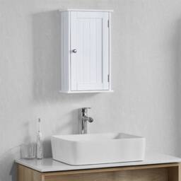 SPETLEK Wall Cabinet Bathroom Kitchen in White