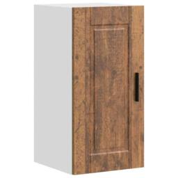 Berkfield Home Kitchen Wall Cabinet¬†Porto Old Wood Engineered Wood in Brown - thumbnail 3