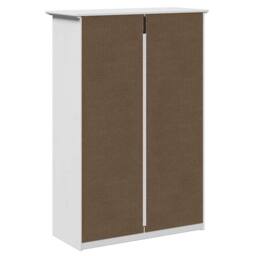 Berkfield Home Shoe Rack BODO White 80x35x118 cm - Size: 80 x 35 x 118 cm - thumbnail 7
