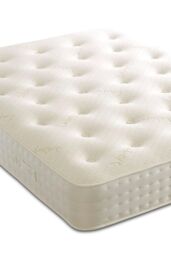 The Shire Bed Company Harrogate 1000 Pocket Tufted Mattress in White - Size: Single - thumbnail 2