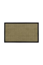 JVL Firth Tile Rubber Backed Door Mat, 40x70cm, Beige - Size: 40 cm x 70 cm
