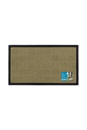 JVL Firth Tile Rubber Backed Door Mat, 40x70cm, Beige - Size: 40 cm x 70 cm - thumbnail 2