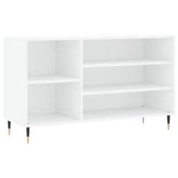 Berkfield Home Shoe Cabinet White 102x36x60 cm Engineered Wood - Size: 102 x 36 x 60 cm - thumbnail 2