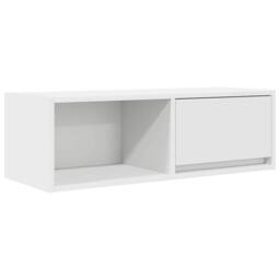 Berkfield Home TV Cabinet White 80x31x25.5 cm Engineered Wood - thumbnail 1