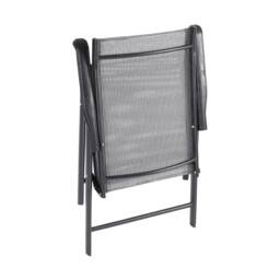 Living and Home 4-Seater Outdoor Garden Dining Table and Chairs Set in Black - thumbnail 9