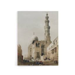 "Artery8 Tombs of the Khalifs at Cairo D. Roberts Vintage Canvas Wall Art in Brown - Size: W18"" x H24""" - thumbnail 1