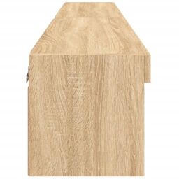 Berkfield Home TV Cabinets with LED Lights 2 pcs Sonoma Oak 80x30x30 cm in Brown - Size: 80 x 30 x 30 cm - thumbnail 9