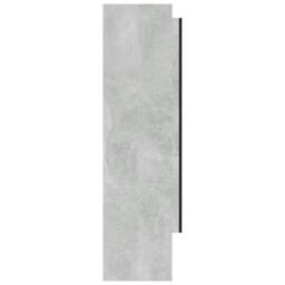 Berkfield Home Bathroom Mirror Cabinet 80x15x60 cm MDF Concrete Grey - Size: 80 x 15 x 60 cm - thumbnail 6